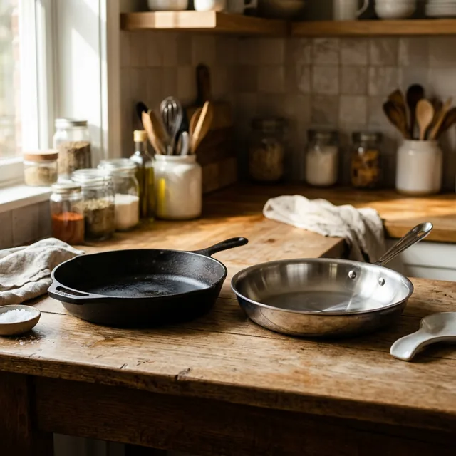 Cast Iron Skillet vs Stainless Steel Pan: Which Should You Buy?